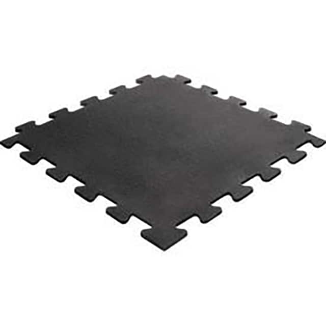 B766667 VIRGIN RUBBER INTERLOCKING TILE