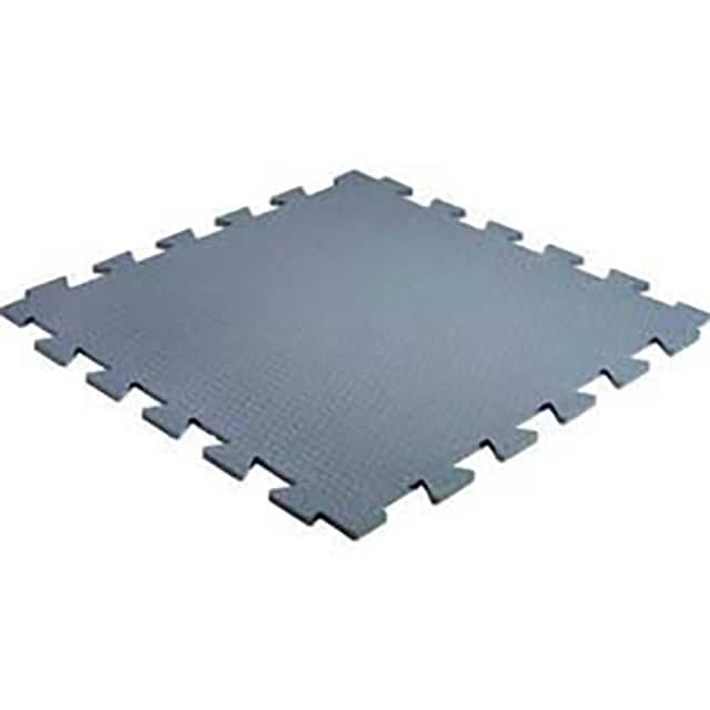 B766664 VIRGIN RUBBER INTERLOCKING TILE