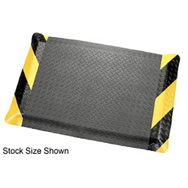 607020CB DIAMOND PLATE ERGONOMIC MAT 3'W