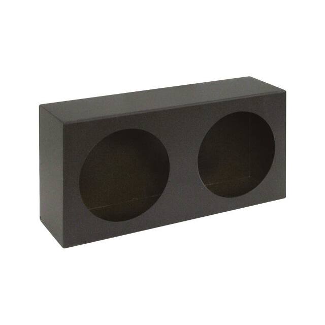 LB6123 DUAL ROUND BLACK STEEL LIGHT CAB