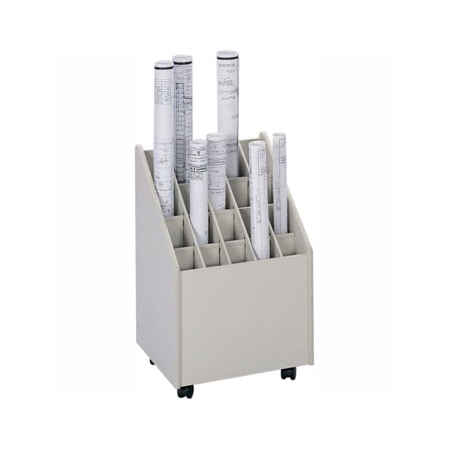 3082 MOBILE ROLL FILE, 20 COMPARTMENT