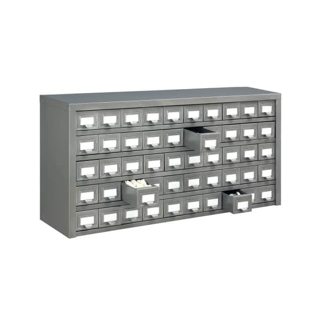 986103 50 DRAWER CABINET, STEEL, 36X9X1