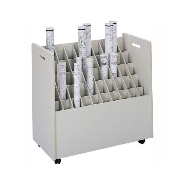 3083 MOBILE ROLL FILE, 50 COMPARTMENT