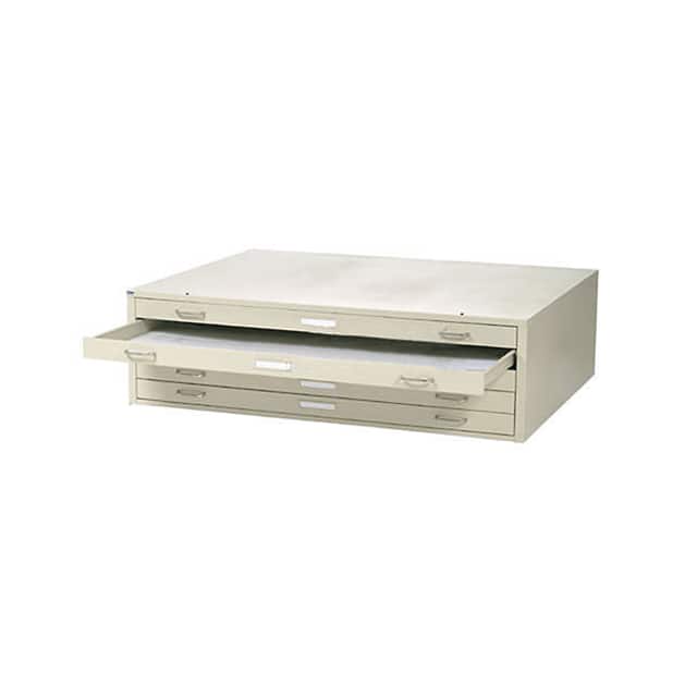 506825PY 41"W FLAT FILE CABINET 5 DRAWER