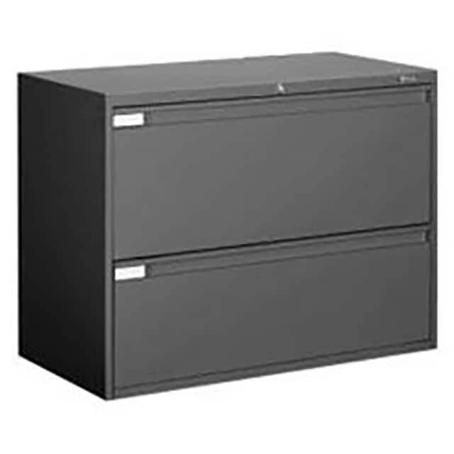 9342P2F-1H-BLK GLOBAL 42"W 2 DRAWER BINDER LATE