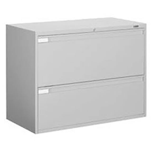 9342P2F1-H-LGR GLOBAL 42"W 2 DRAWER BINDER LATE