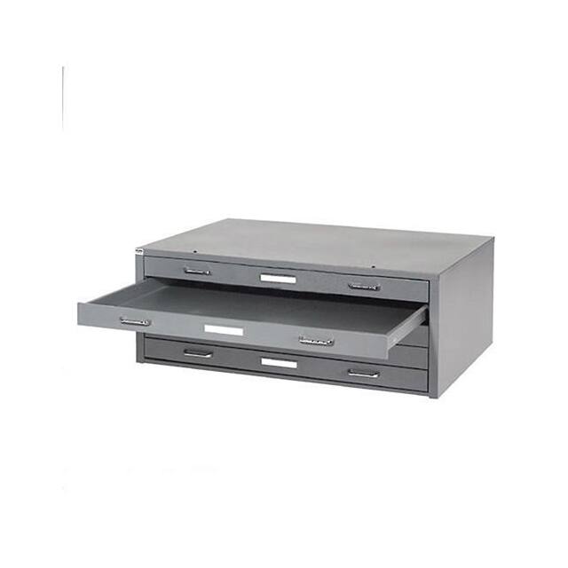 506826GY 47"W FLAT FILE CABINET 5 DRAWER