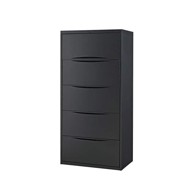 LF-30-5D-BLACK 30"W PREMIUM LATERAL FILE CABINE
