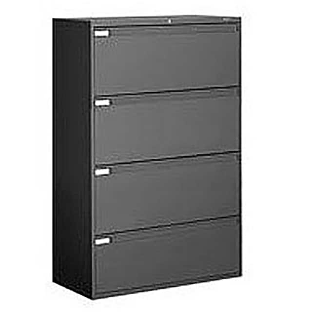 9336P-4F-1HBLK GLOBAL 36"W 4 DRAWER BINDER LATE