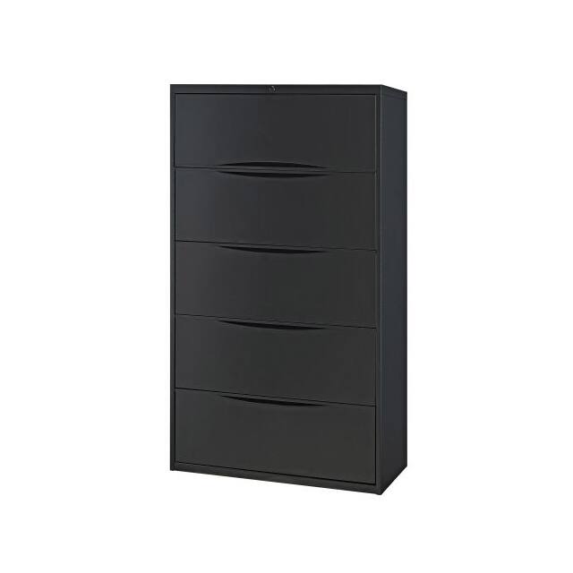 LF-36-5D-BLACK 36"W PREMIUM LATERAL FILE CABINE