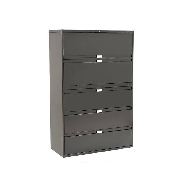 9342P5F1H-BLK GLOBAL 42"W 5 DRAWER BINDER LATE