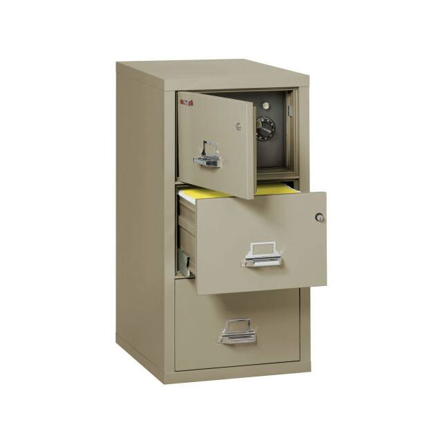 3-2131-CPESF FIREPROOF 3 DRAWER VERTICAL SAFE