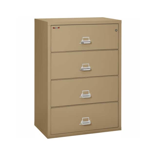 43822CSA FIREPROOF 4 DRAWER LATERAL FILE