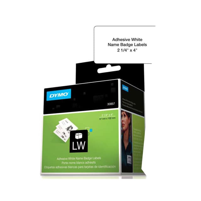 30857 LW NAME BADGE LABELS 2 1/4X4"