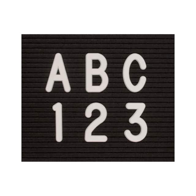 UV52302-HELVET-WHITE 2" HELVETICA LETTER SPRUE SET OF