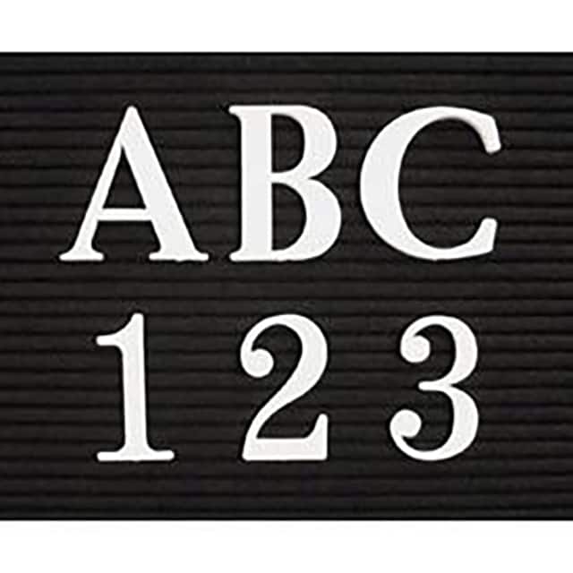 UV62307 1" ROMAN LETTER BOX SET OF 435 C