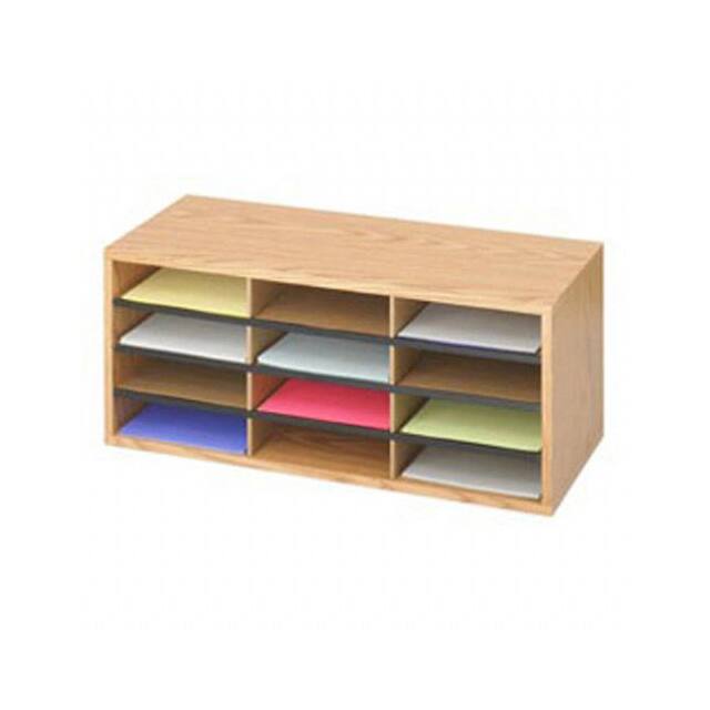 9401MO WOOD LITERATURE ORGANIZER, 29X12