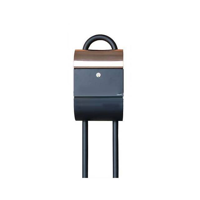 STD-1007-BK ALLUX STAND POST FOR MAILBOXES I
