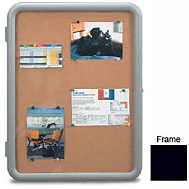 UVTE2436CK-BLACK-CORK 24"W X 36"H IMAGE ENCLOSED CORKB