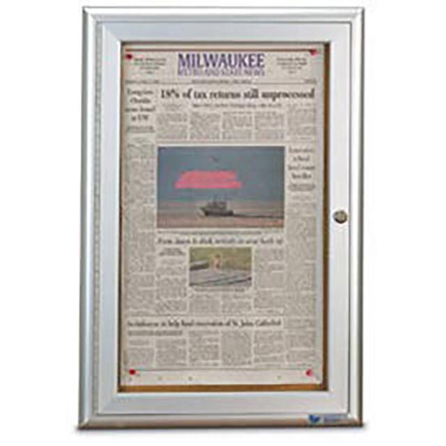 UVRBA1928-SATIN-CORK 19"W X 28"H RESTROOM BOARD W/SAT