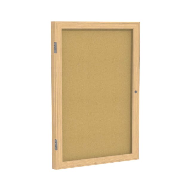 PW13624K 1 DOOR ENCLOSED BULLETIN BOARD,