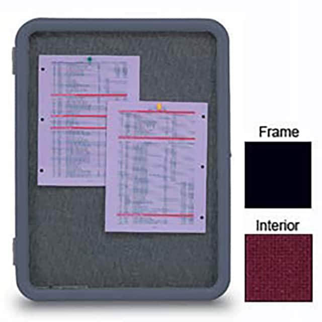 UVTE2436FK-BLACK-BURGUN 24"W X 36"H IMAGE ENCLOSED FABRI