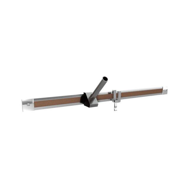 MR8-1 8' LONG ALUMINUM 1" MAPRAIL W/CO