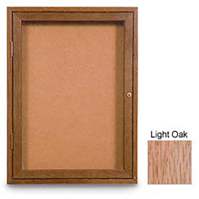 UV100W-LTOAK-CORK 18"W X 24"H 1-DOOR NON-ILLUMINAT