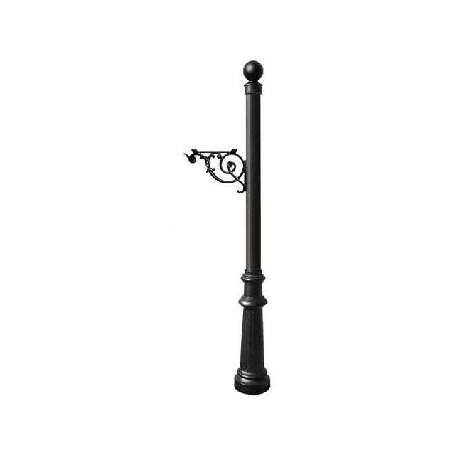 LPST-804-BL LEWISTON POST, DECORATIVE FLUTED
