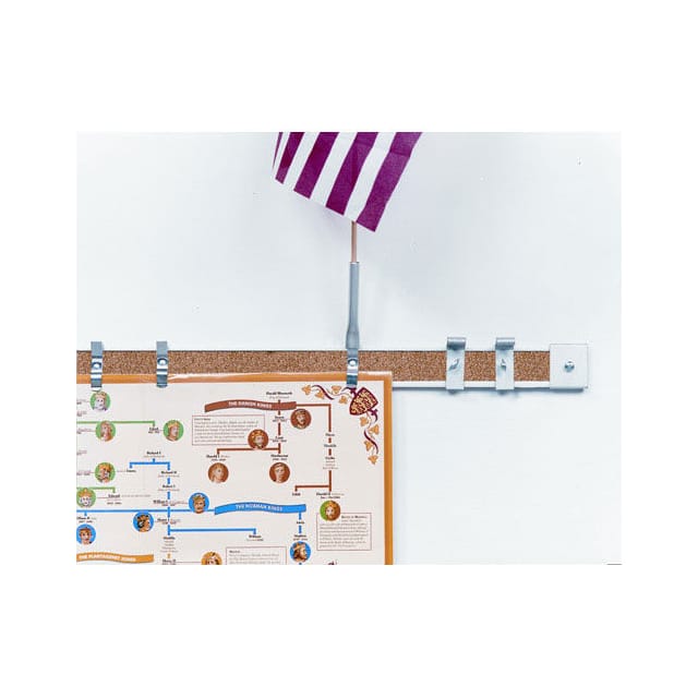523H MAP RAILS, SET OF 6, 96"W X 2"H