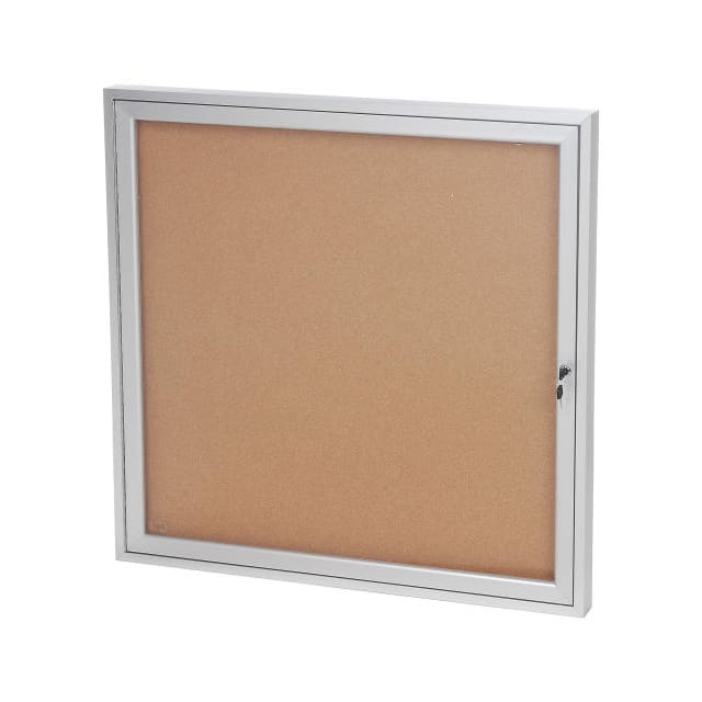 PA13636K-GLBL ONE DOOR BULLETIN BOARD, 36"W X