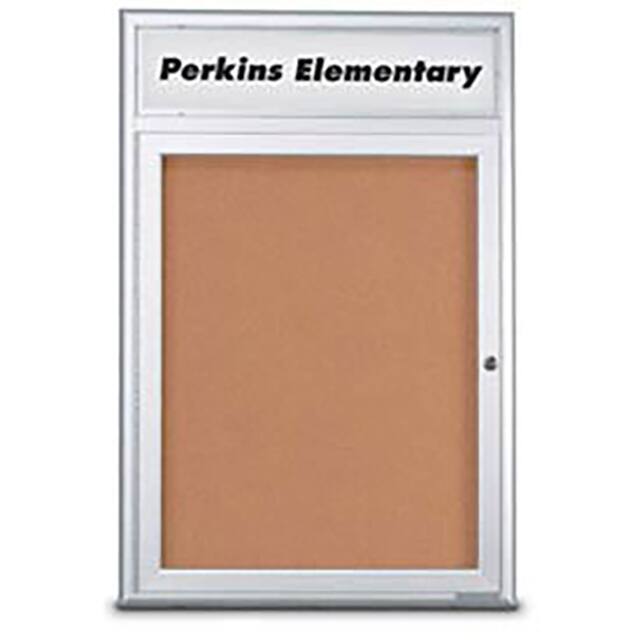 UV7010RC-SATIN-CORK 18"W X 24"H 1-DOOR INDOOR ENCLOS