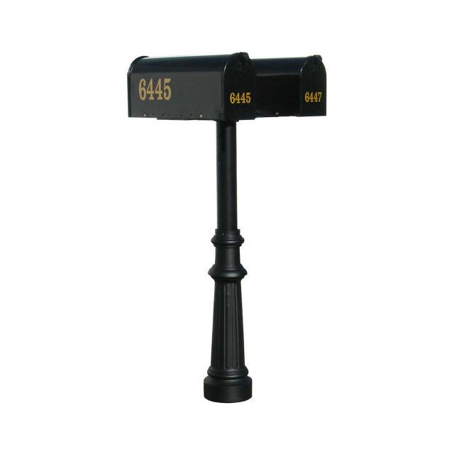 HPNS2-800-E1 THE HANFORD TWIN POST W/FLUTED B