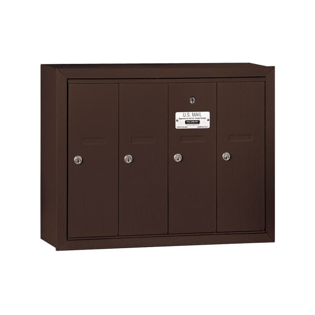 3504ZSU SALSBURY 4B+ VERTICAL MAILBOX, 4