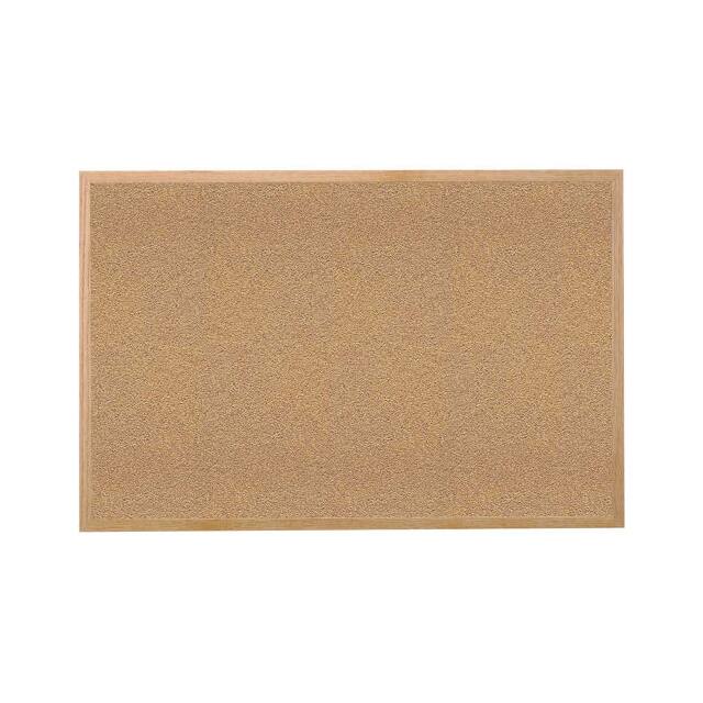 WK410 CORK BULLETIN BOARD, WOOD FRAME,