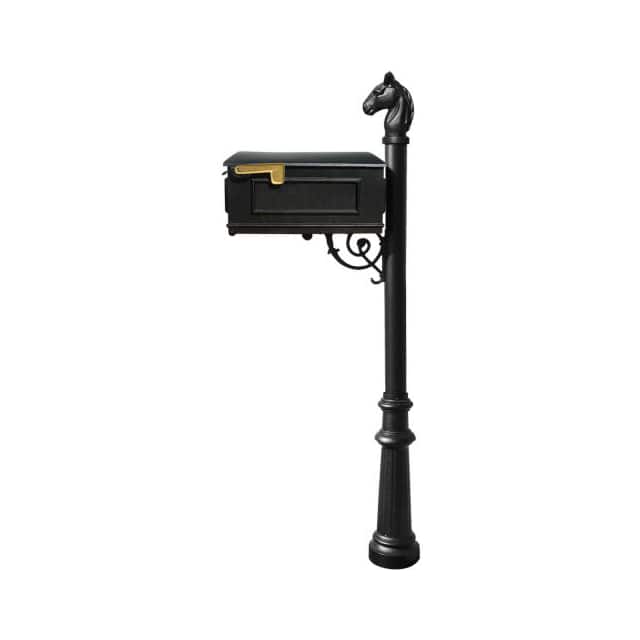 LM-801-LPST-BL LEWISTON EQUINE MAILBOX WITHOUT