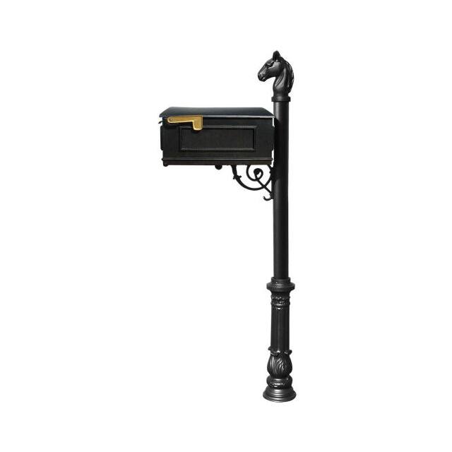 LM-701-LPST-BL LEWISTON EQUINE MAILBOX WITHOUT