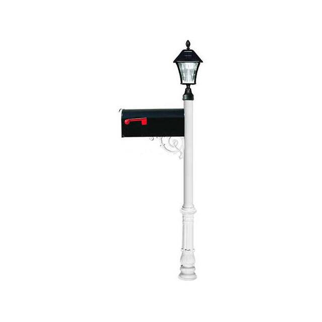 LPST-700-E1-SL-WHT LEWISTON E1 ECONOMY MAILBOX, POS