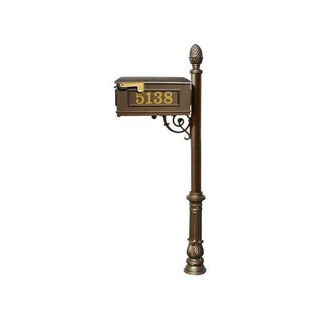LMCV-703-BZ LEWISTON MAILBOX W/POST, ORNATE