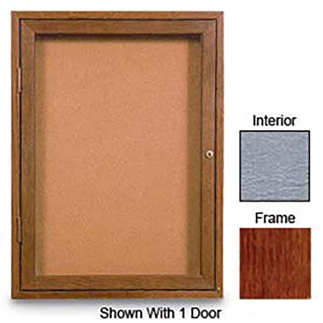 UV102EZ-5-GREY-CHERRY 42"W X 32"H 2-DOOR ENCLOSED EASY