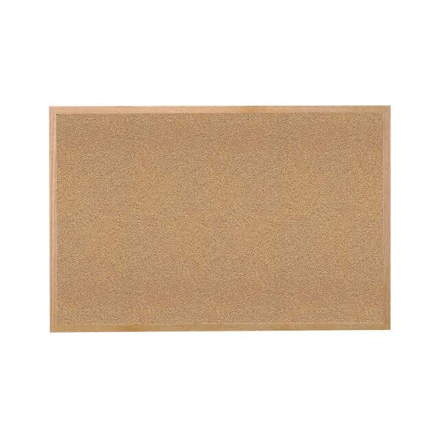 WK412 CORK BULLETIN BOARD, WOOD FRAME,