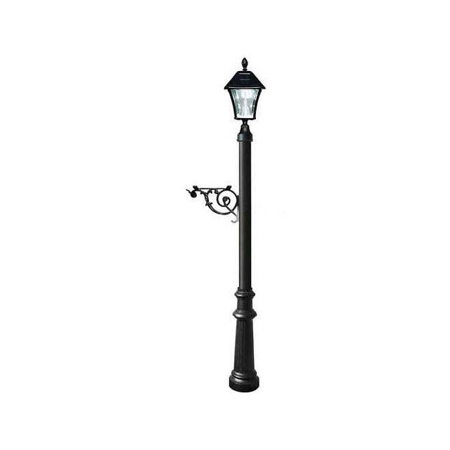 LPST-800-SL-BL LEWISTON POST, DECORATIVE FLUTED