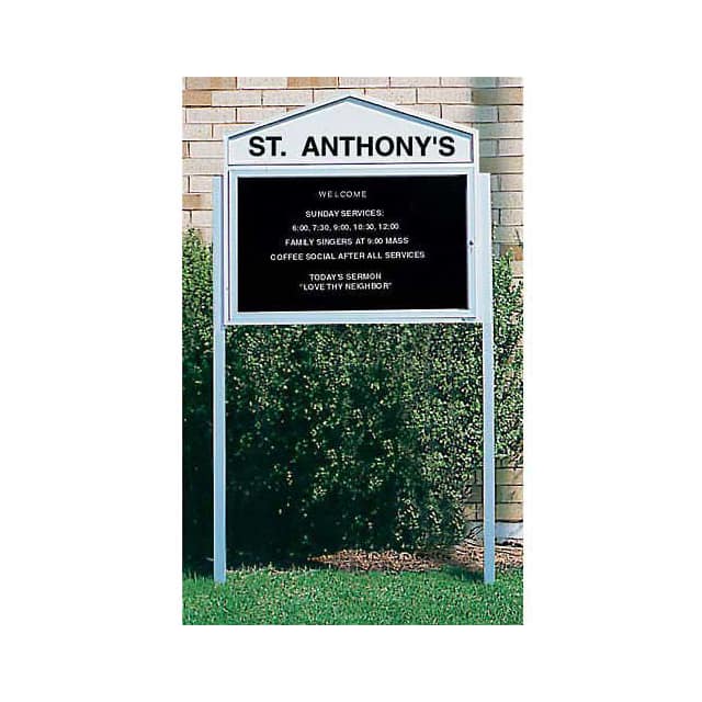 UV1309-SATIN-SATIN 2X2X96" POSTS FOR SINGLE SIDED L