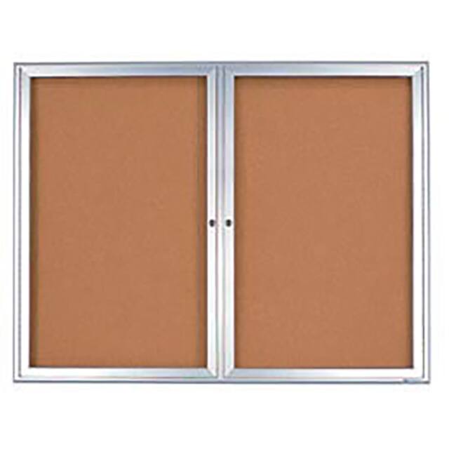 UV8002-5-SATIN-CORK 42"W X 32"H 2-DOOR OUTDOOR ENCLO
