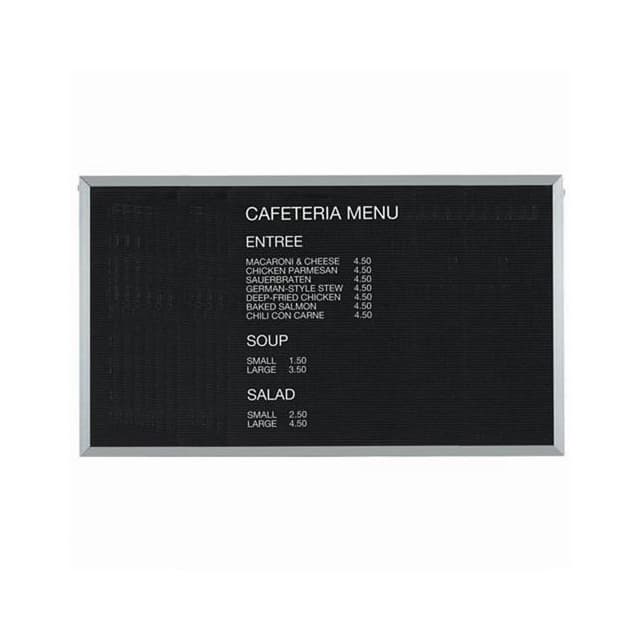 BOFD3660 ALUMINUM FRAMED LETTER BOARD MES