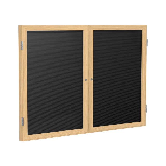 PW23660B-BK 2 DOOR ENCLOSED FLANNEL LETTER B