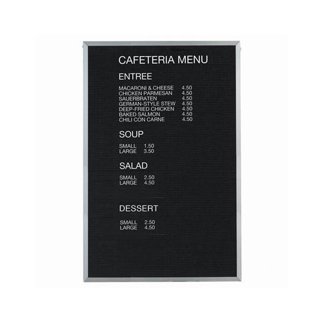BOFD7248 ALUMINUM FRAMED LETTER BOARD MES