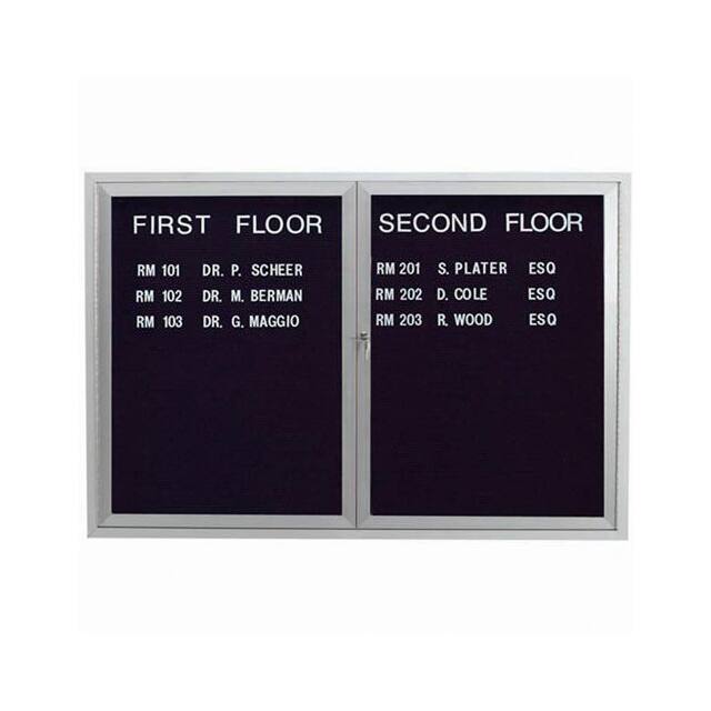 OADC3648 2 DOOR ENCLOSED LETTER BOARD CAB