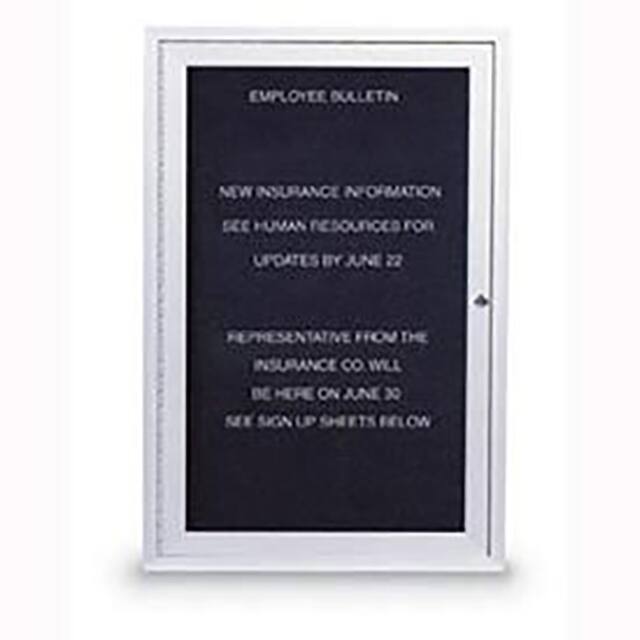 UV1168DI-SATIN-BLACK 24"W X 36"H 1-DOOR OUTDOOR ENCLO