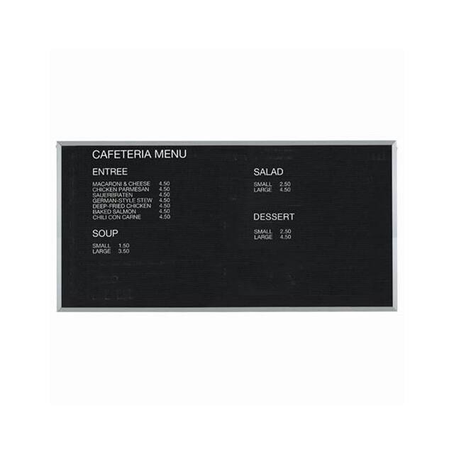 BOFD4896 ALUMINUM FRAMED LETTER BOARD MES